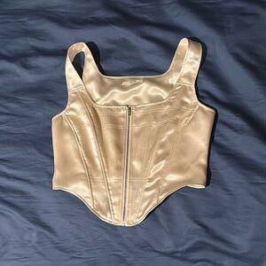 Decor brand women’s zip front bustier